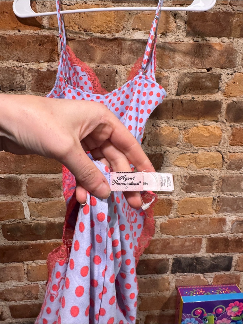 AGENT PROVOCATEUR LUCIE POLKADOT SLIP DRESS - Picture 5 of 5